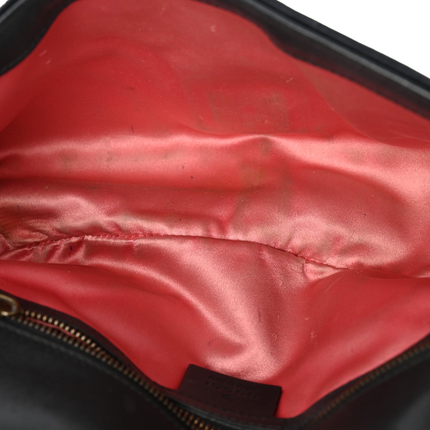 Gucci Velvet Matelasse Mini GG Marmont Shoulder Bag Black 5 of 12