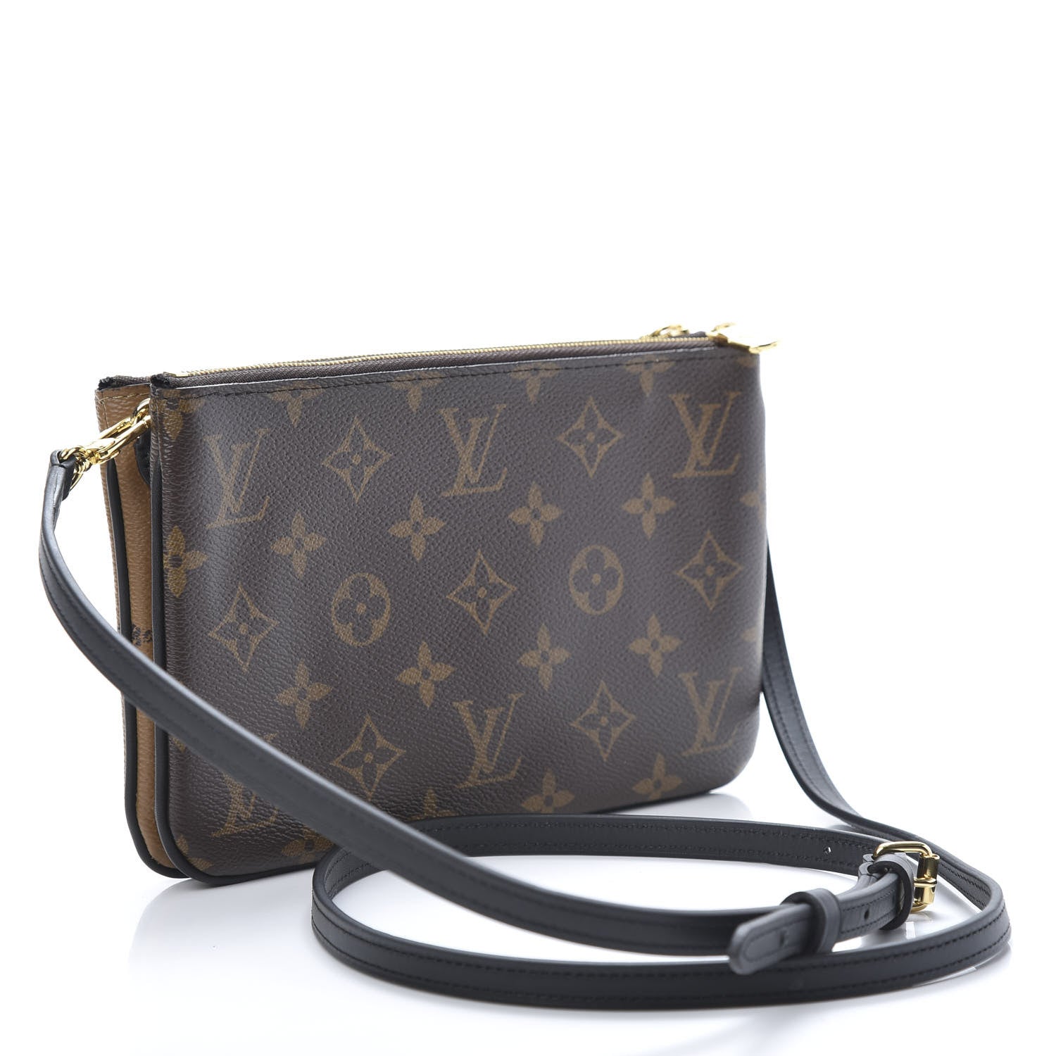Louis Vuitton Reverse Monogram Giant Double Zip Pochette 2 of 12