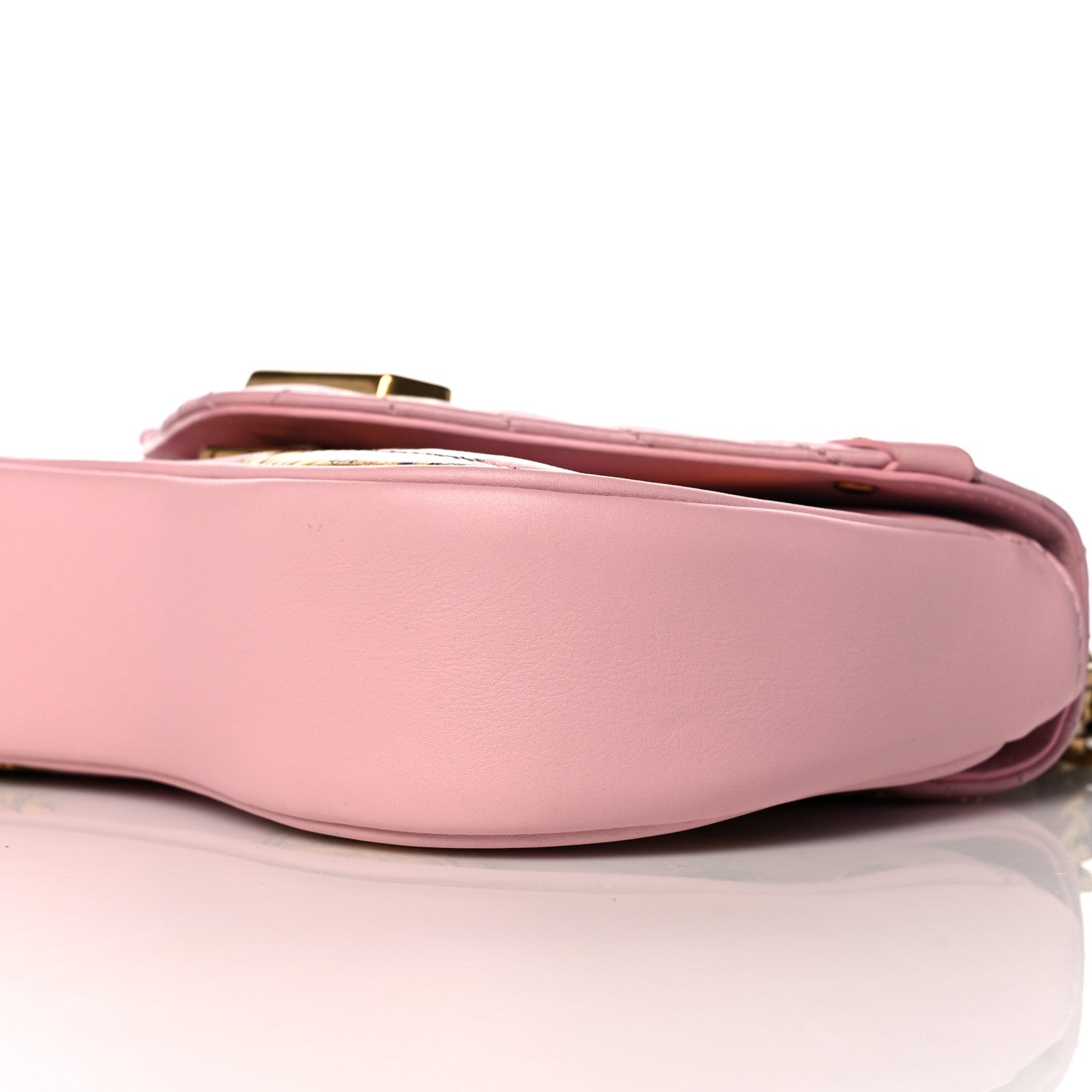 Louis Vuitton Calfskin Leopard Print New Wave Chain PM Light Pink 9 of 12