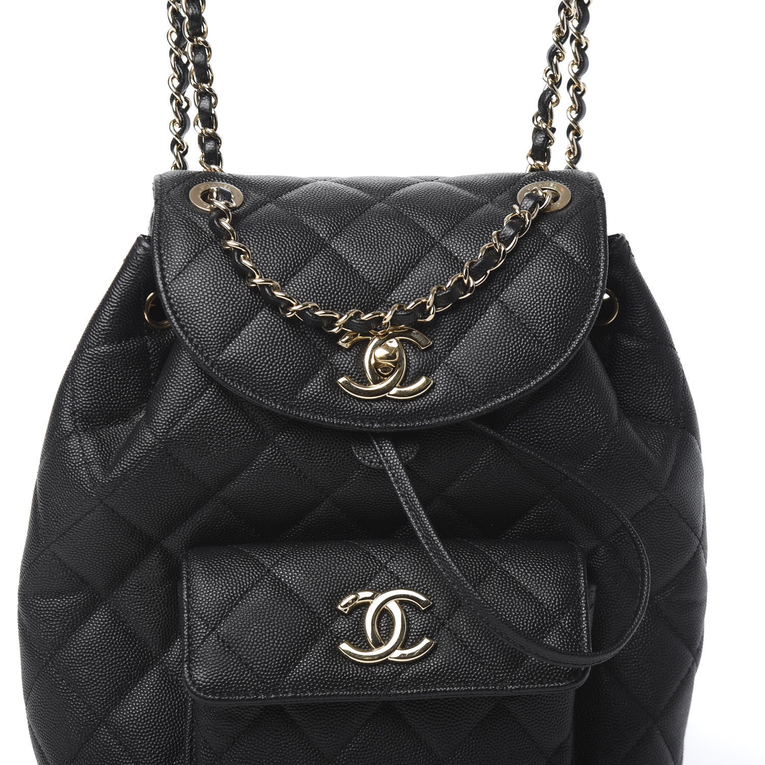 Chanel Caviar Quilted Backpack Bag Black 6 of 8