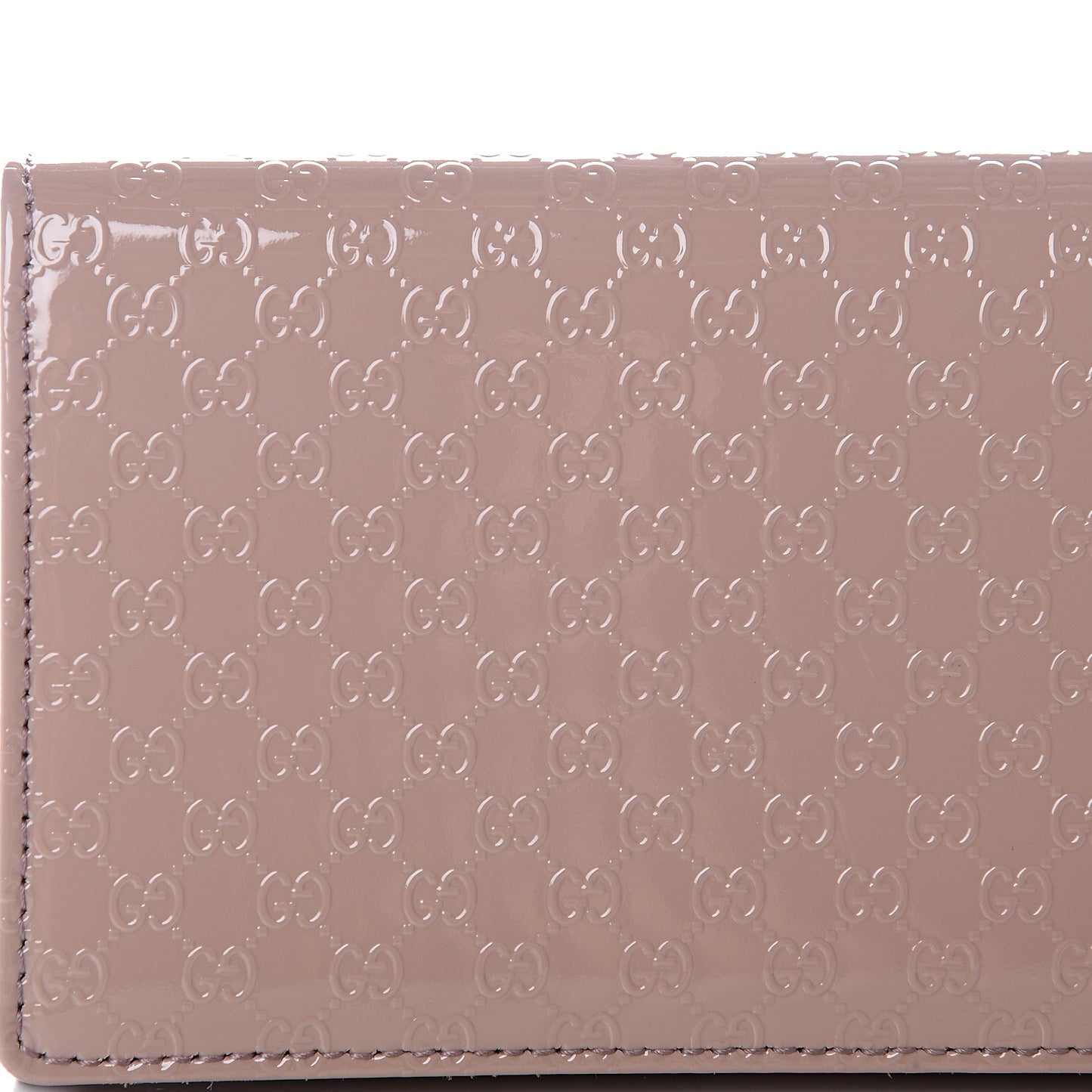 Patent Microguccissima Small Broadway Clutch Dark Cipria