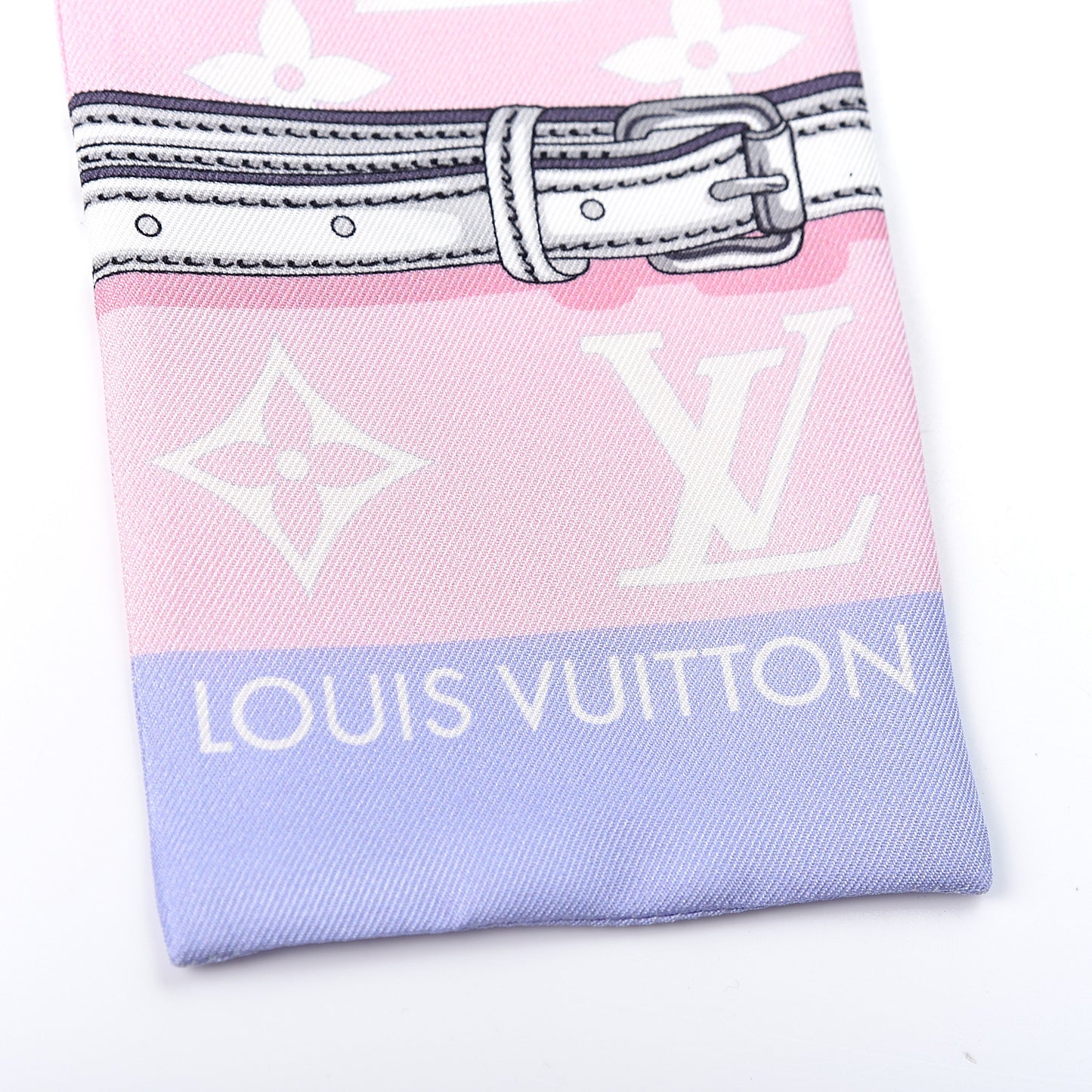 Silk Monogram Escale Confidential Bandeau Pink
