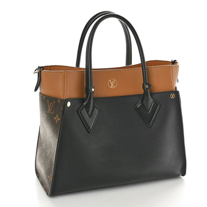 Louis Vuitton Calfskin Monogram On My Side Black 3 of 10