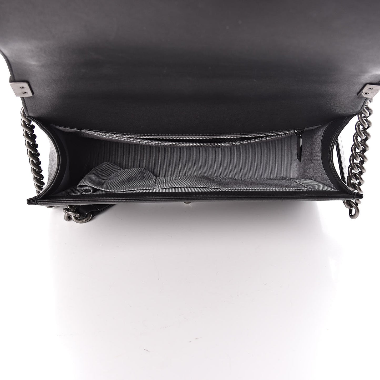 Calfskin Quilted New Medium Boy Flap Black