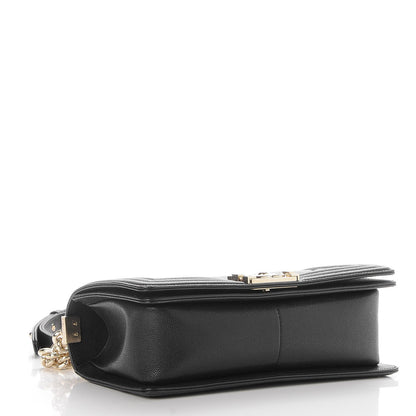 Chanel Caviar Quilted Medium Boy Flap Black 4 of 8