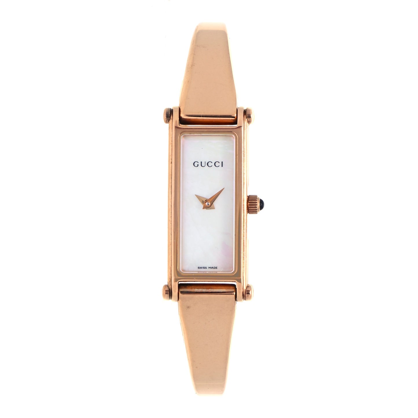 Stainless Steel Mother of Pearl 12mm 1500L Horsebit Quartz Watch