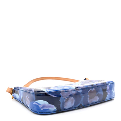 Louis Vuitton Vernis Ikat Pochette Accessories NM Grand Blue 4 of 10