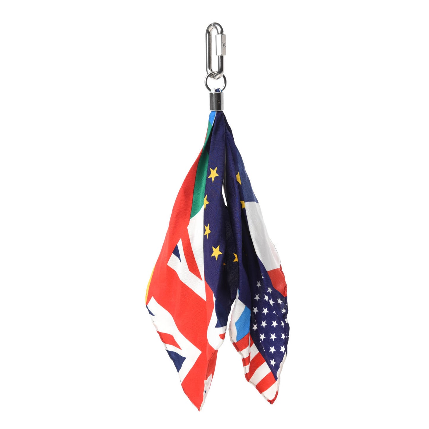 Silk Flags Bag Charm