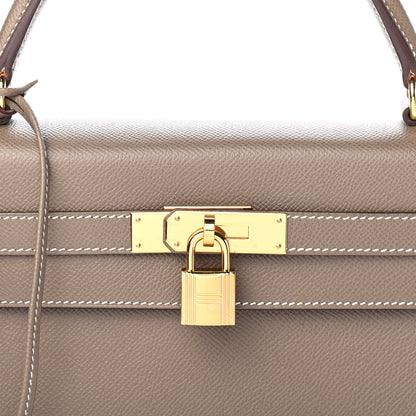 Hermes Epsom Kelly Sellier 32 Etoupe 11 of 12