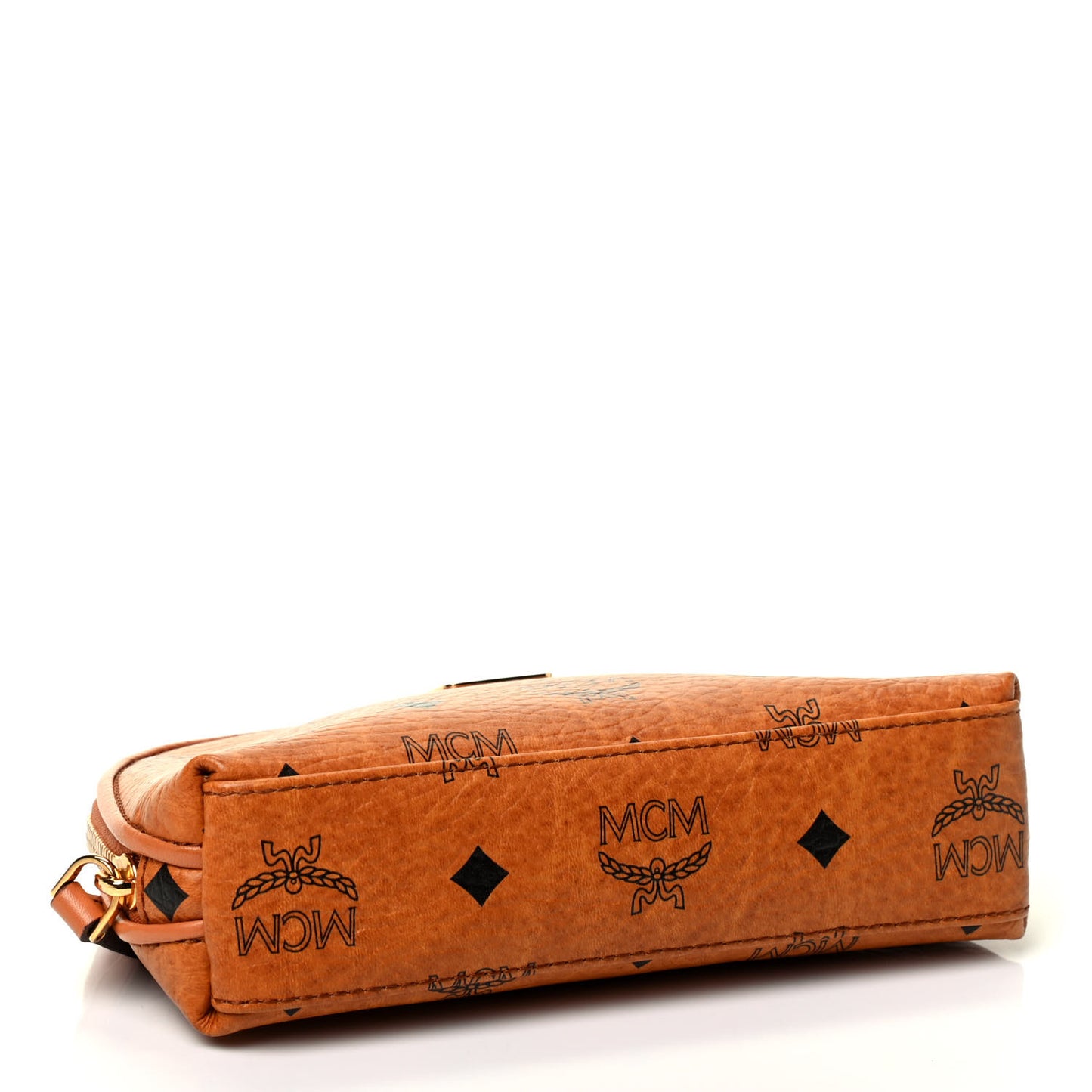 Visetos Heritage Medium Cosmetic Pouch Cognac