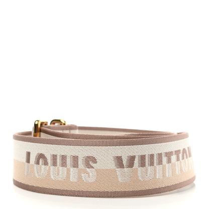 Louis Vuitton Jacquard Speedy Bandouliere 20 Shoulder Strap Beige 2 of 3