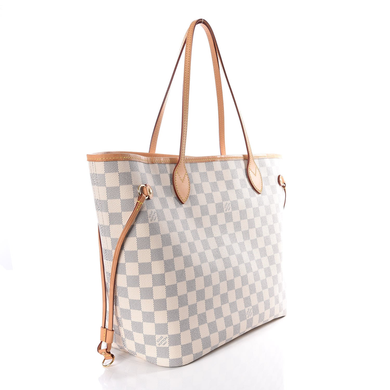 Louis Vuitton Damier Azur Neo Neverfull MM Rose Ballerine 2 of 12