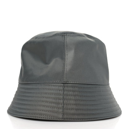 Prada Re-Nylon Logo Mens Bucket Hat L Ardesia Giallo 4 of 7