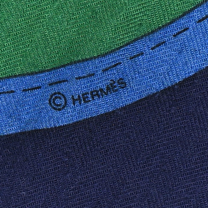 Hermes Cashmere Silk Camails Shawl 140 4 of 4