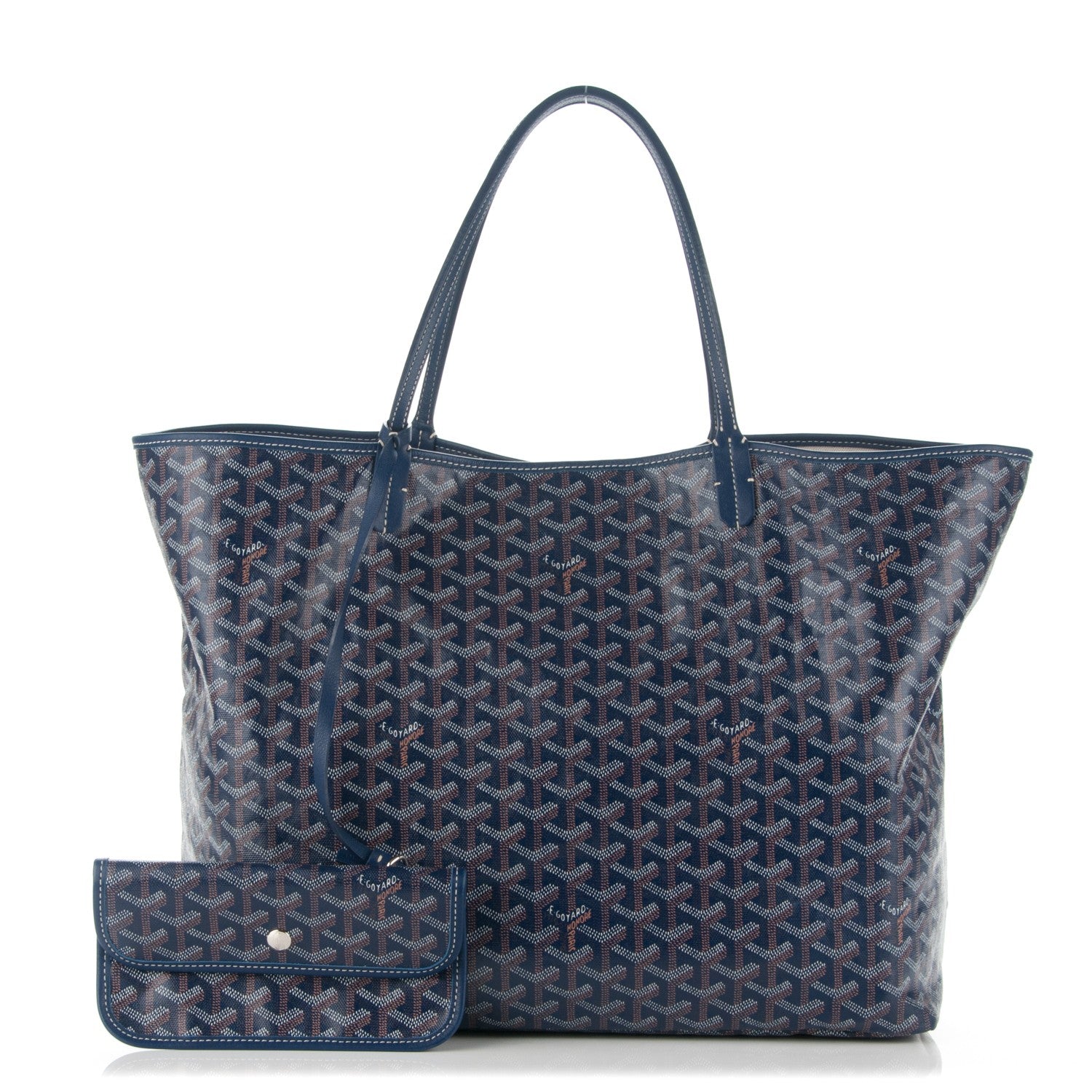 Goyard Goyardine Saint Louis GM Navy 1 of 9