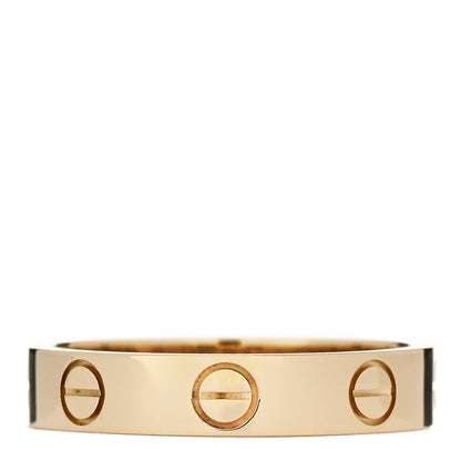 Cartier 18K Yellow Gold 3.5mm LOVE Wedding Band Ring 50 5.25 3 of 4