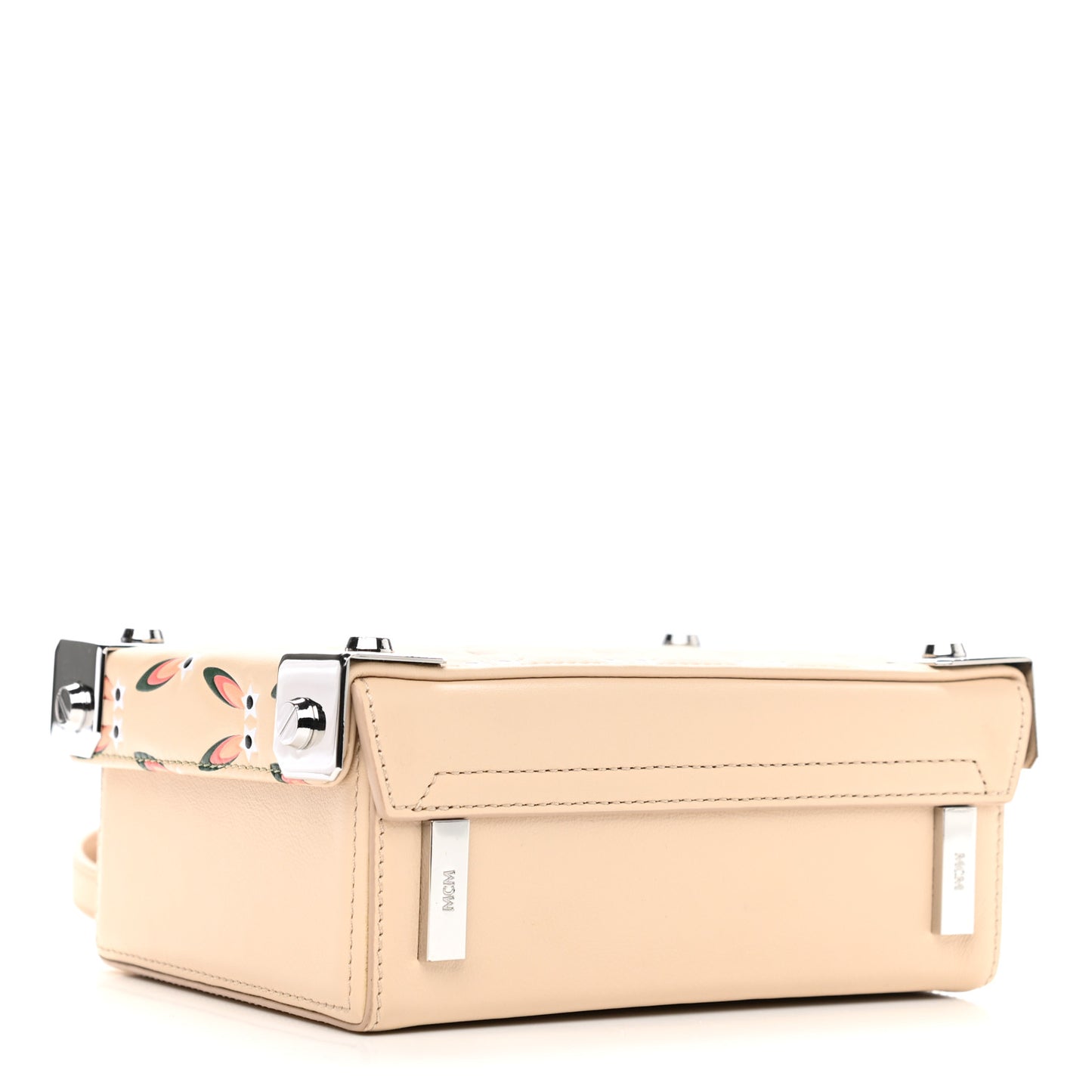 Lambskin Star Eyed Bunny Small Berlin Crossbody Natural