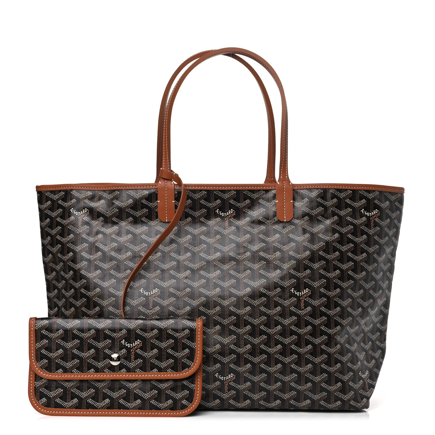 Goyard Goyardine Saint Louis PM Black Gold 1 of 4