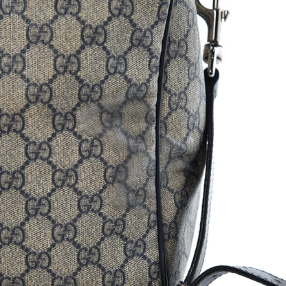 Gucci GG Plus Monogram Large Carry On Duffle Bag Navy 16 of 25