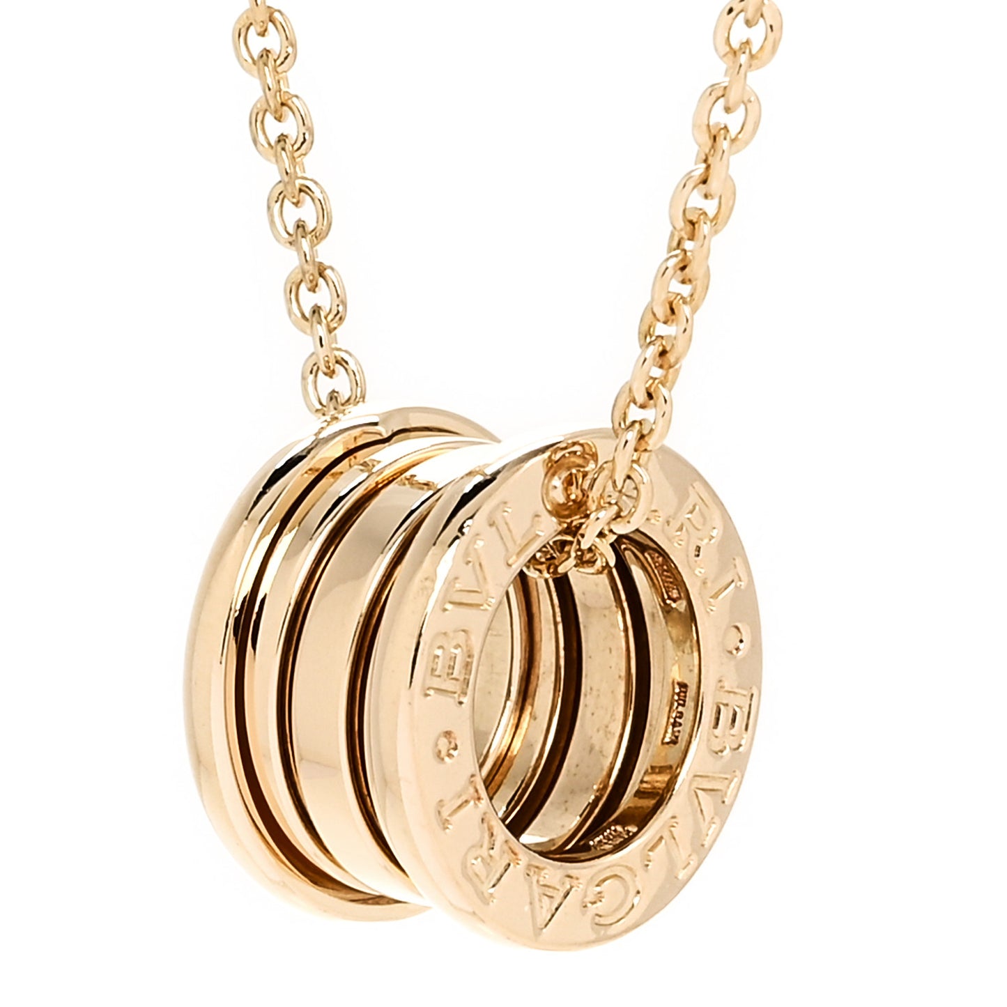 18K Yellow Gold B.Zero1 Pendant Necklace