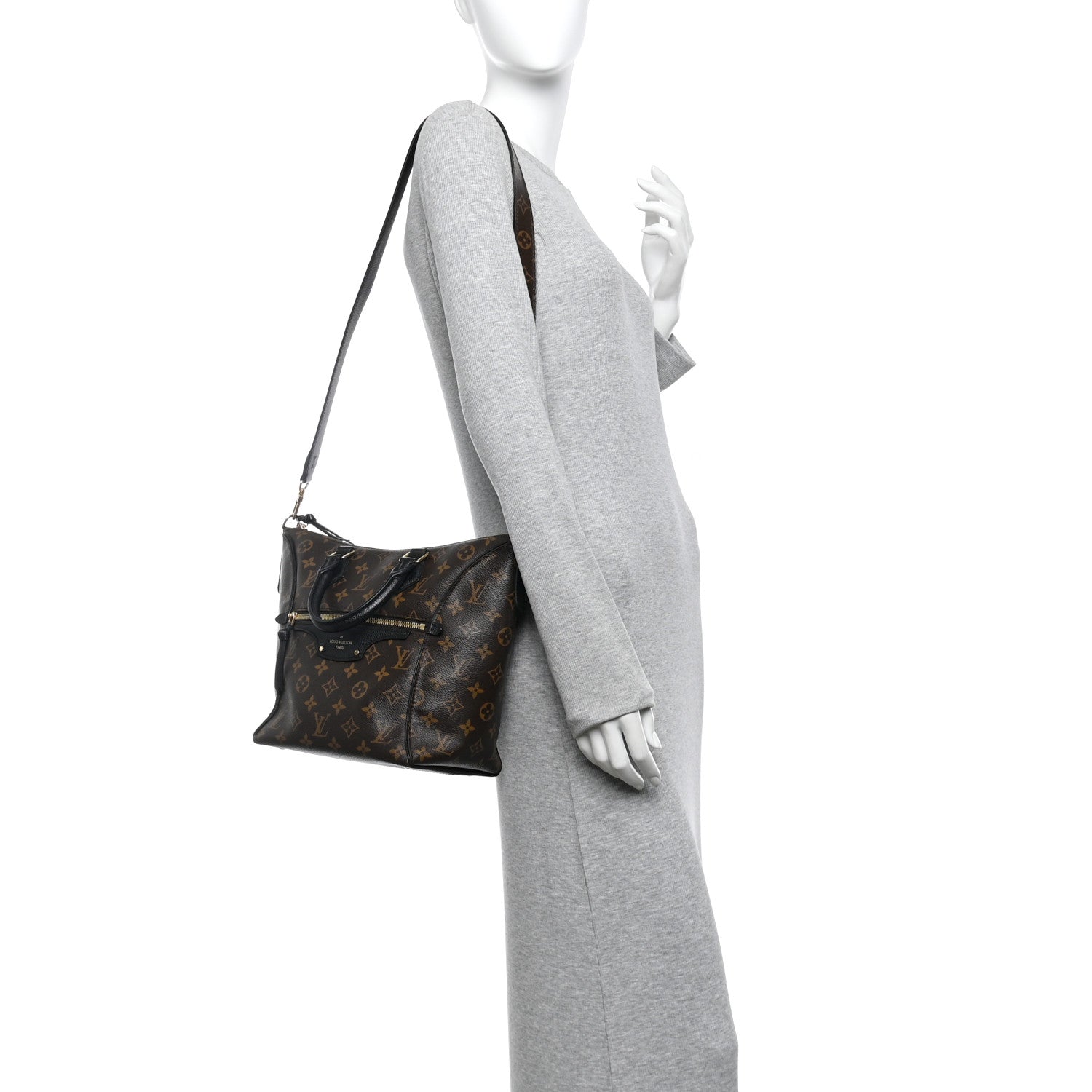 Louis Vuitton Monogram Tournelle PM Black 2 of 12