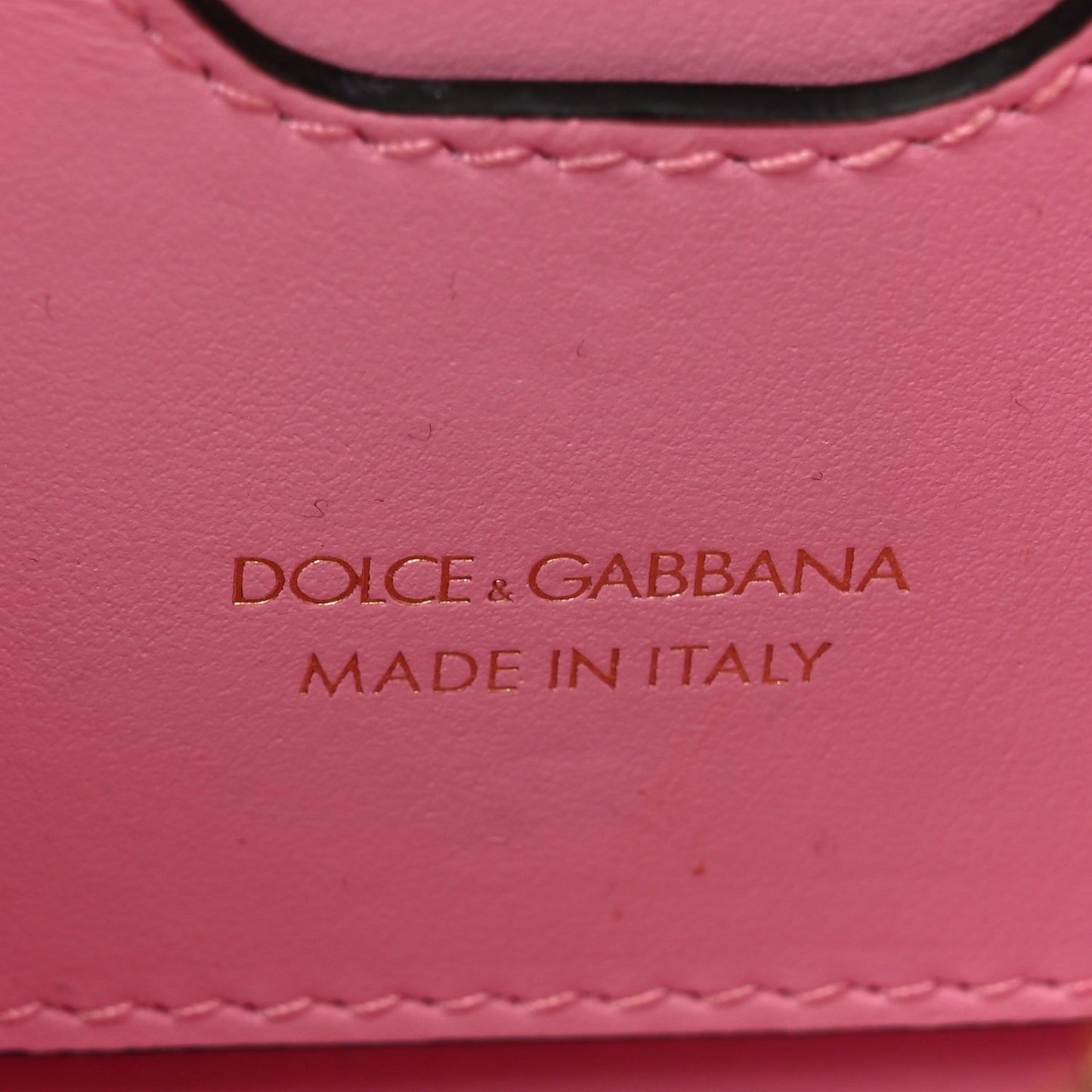 DOLCE GABBANA Calfskin Hot Stuff DG Logo 3.5 Crossbody Bag Baby Pink