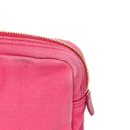 Prada Denim Cosmetic Pouch Fuchsia 7 of 10