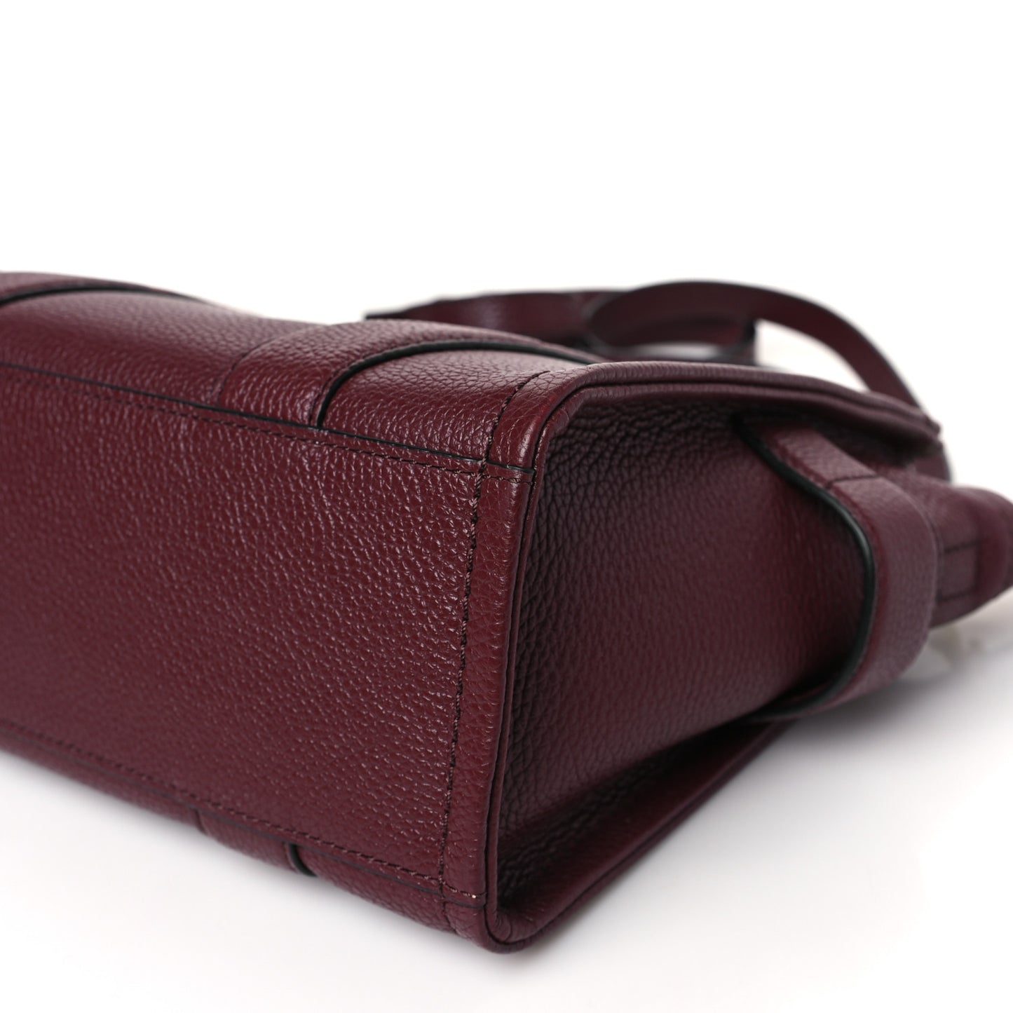 Grained Calfskin Small The Tote Bag Chianti