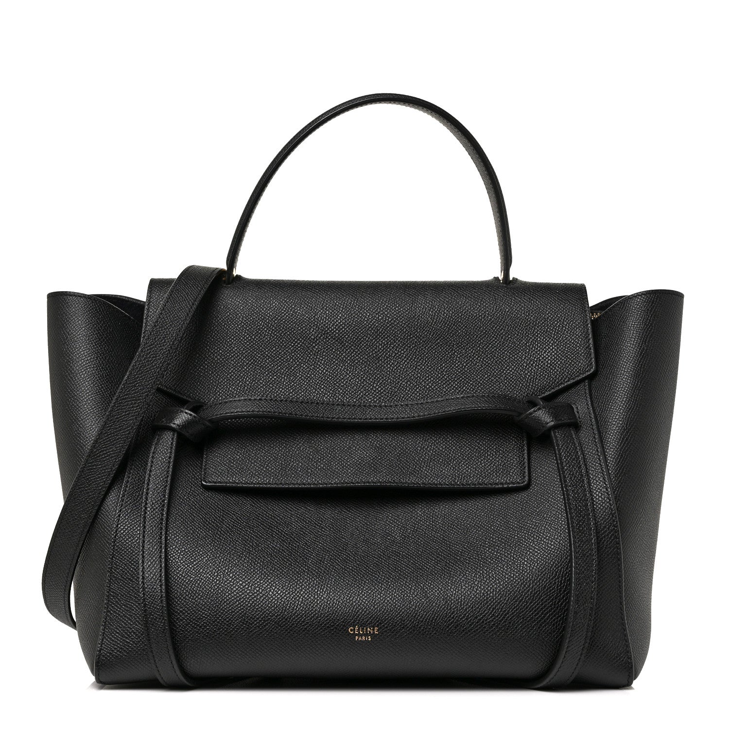 Celine Grained Calfskin Mini Belt Bag Black 1 of 8