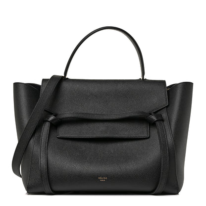 Celine Grained Calfskin Mini Belt Bag Black 1 of 8