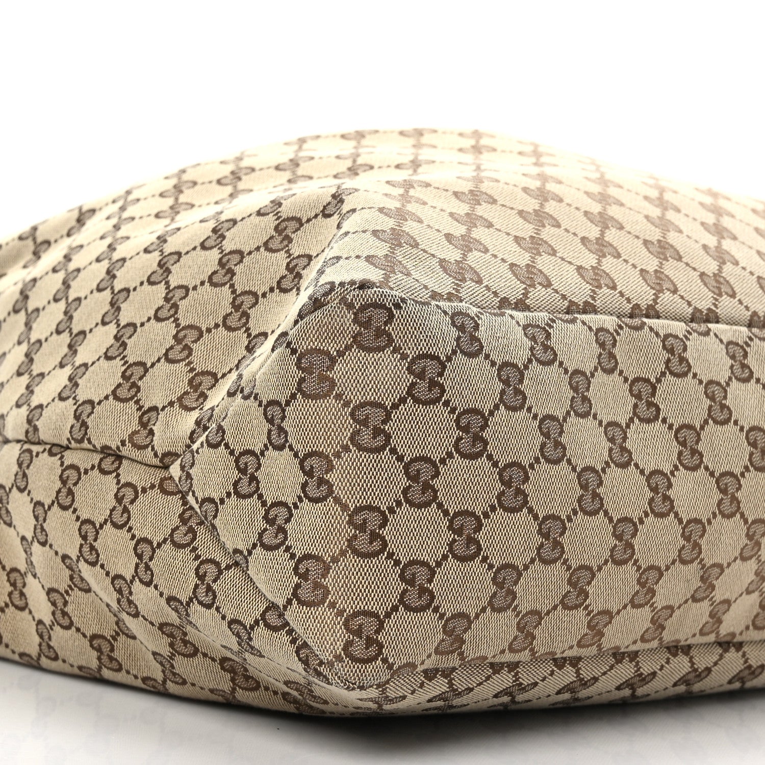 Gucci Monogram Large Horsebit Chain Hobo Dark Brown 8 of 9