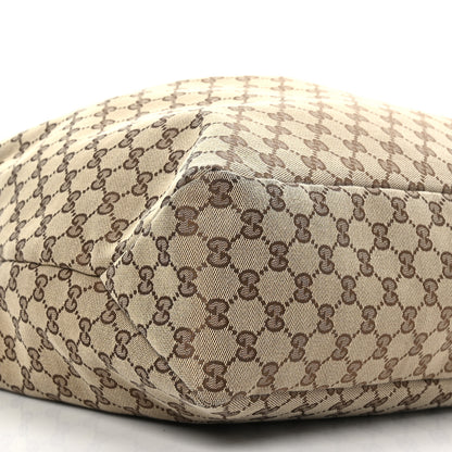 Gucci Monogram Large Horsebit Chain Hobo Dark Brown 8 of 9