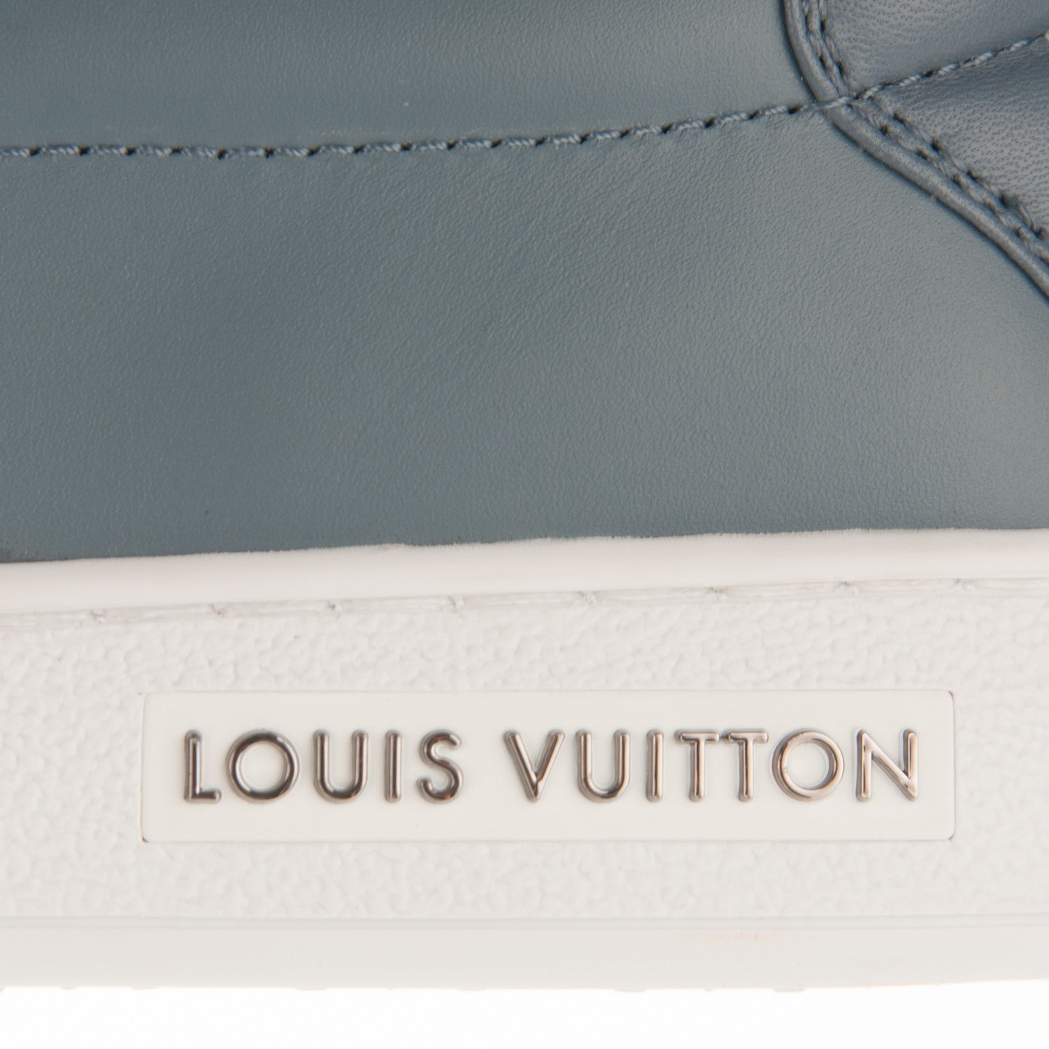 Louis Vuitton Calfskin Canvas Frontrow Slip On Sneakers 7 Indigo 7 of 7