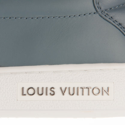 Louis Vuitton Calfskin Canvas Frontrow Slip On Sneakers 7 Indigo 7 of 7