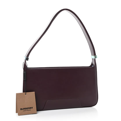 Burberry Smooth Calfskin TB Shoulder Bag Deep Maroon 3 of 10