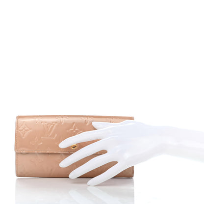 Louis Vuitton Vernis Sarah Wallet Rose Florentin 2 of 7
