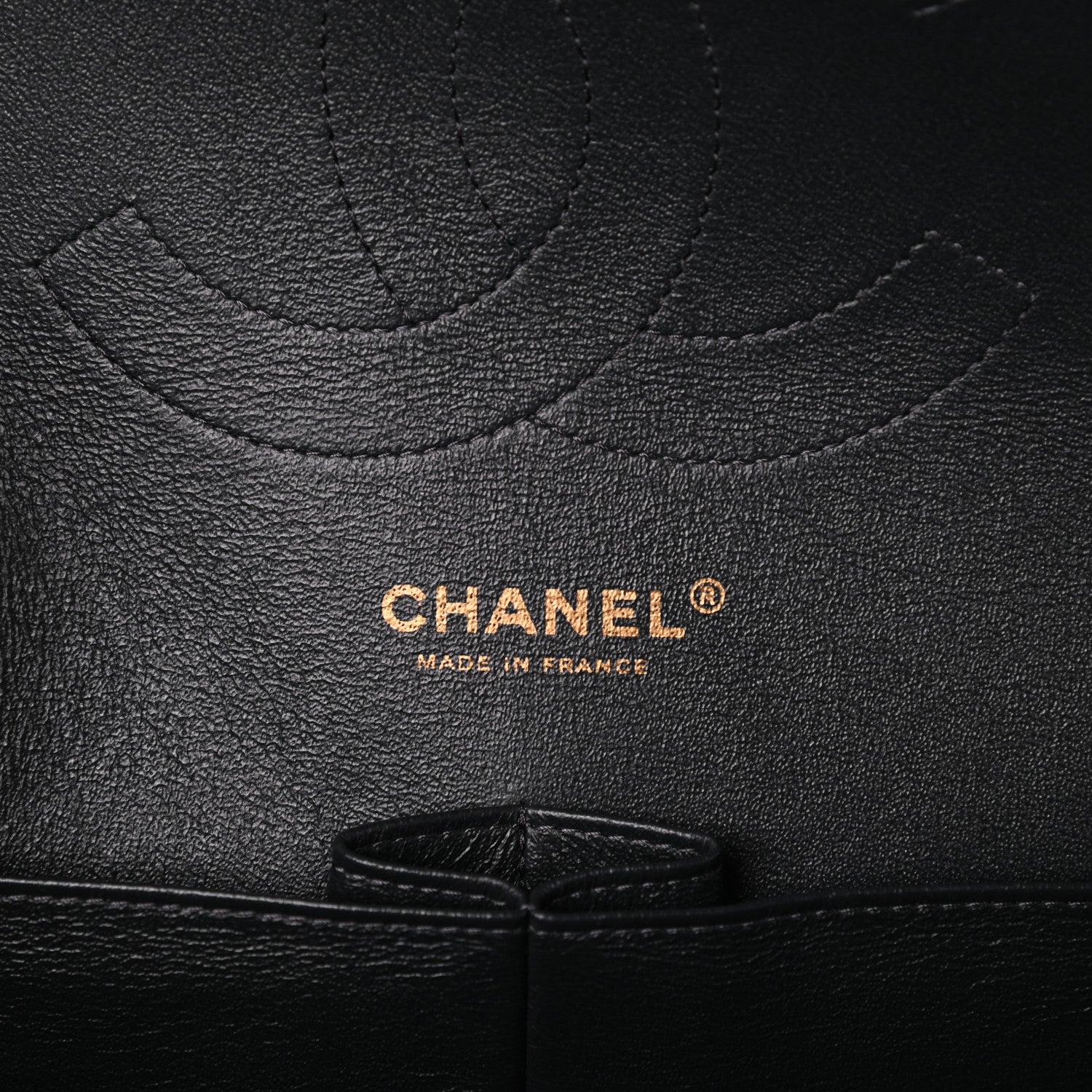 Chanel Caviar Quilted Jumbo Double Flap Dark Grey 6 of 10