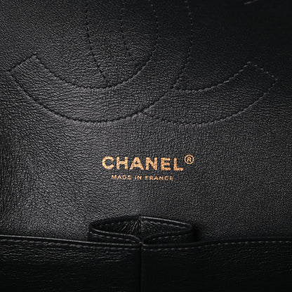 Chanel Caviar Quilted Jumbo Double Flap Dark Grey 6 of 10
