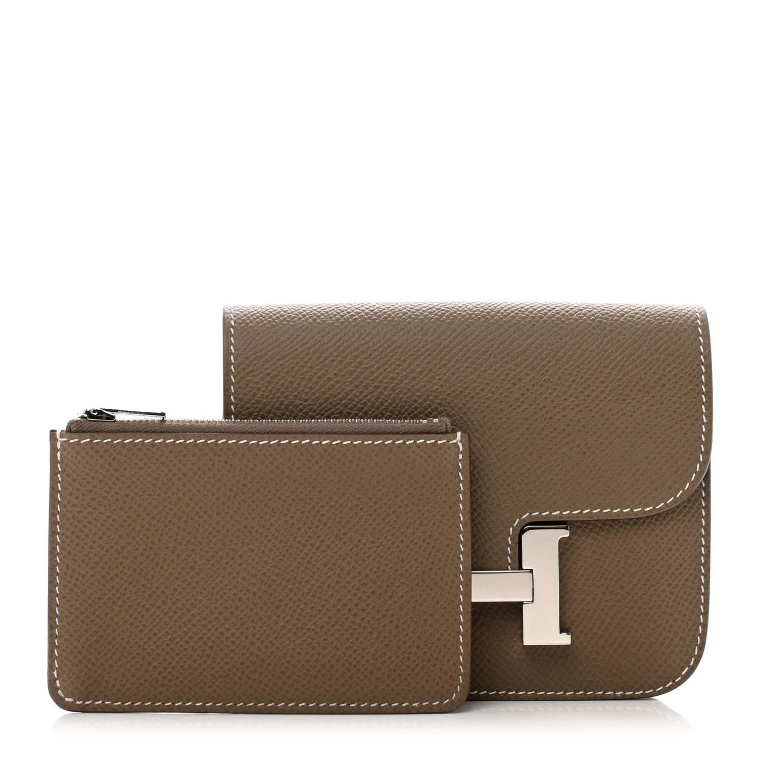 Hermes Epsom Constance Slim Wallet Etoupe 1 of 8