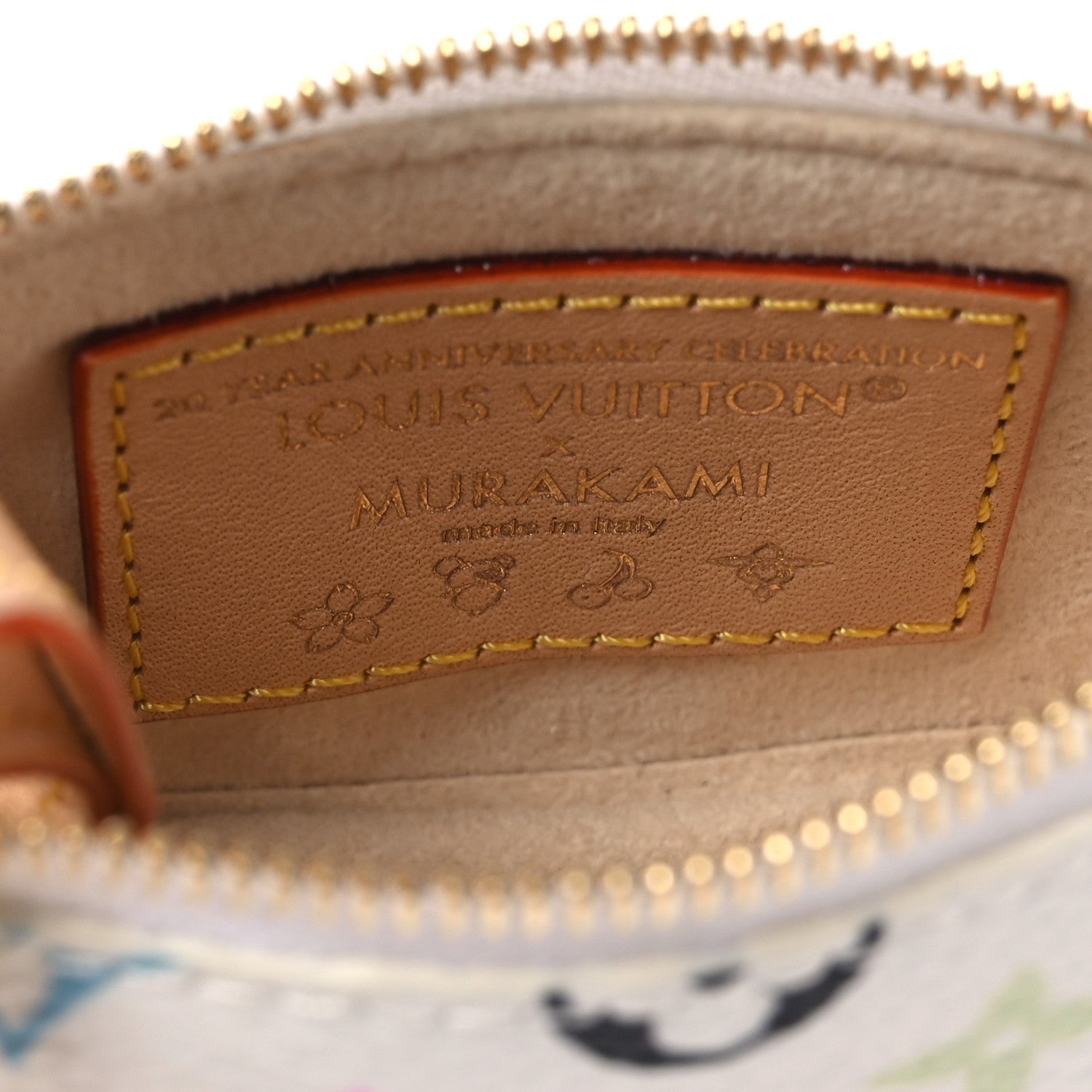 Louis Vuitton LV x TM Monogram Multicolor Micro Pochette White 6 of 7