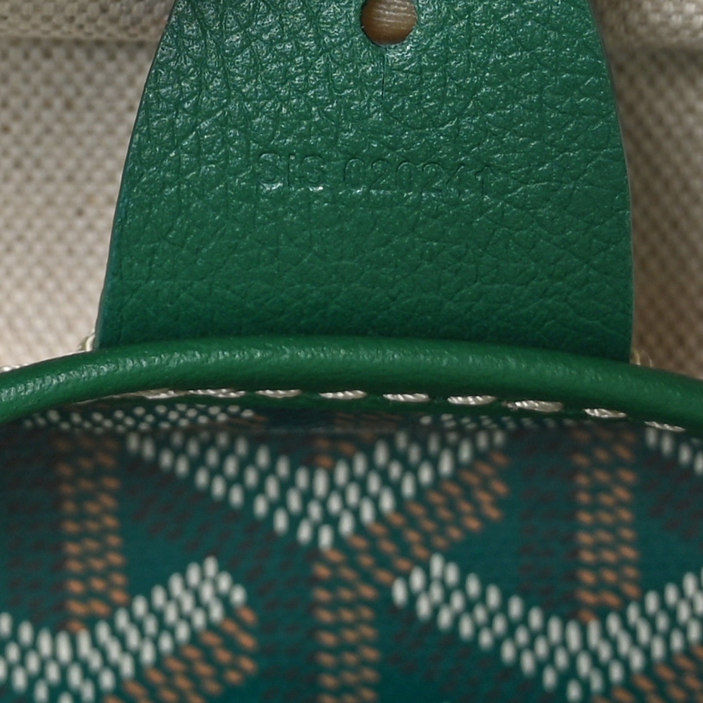 Goyardine Artois PM Green