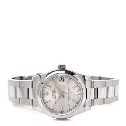 Rolex Stainless Steel 31mm Oyster Perpetual Datejust Watch Silver 178240 2 of 5