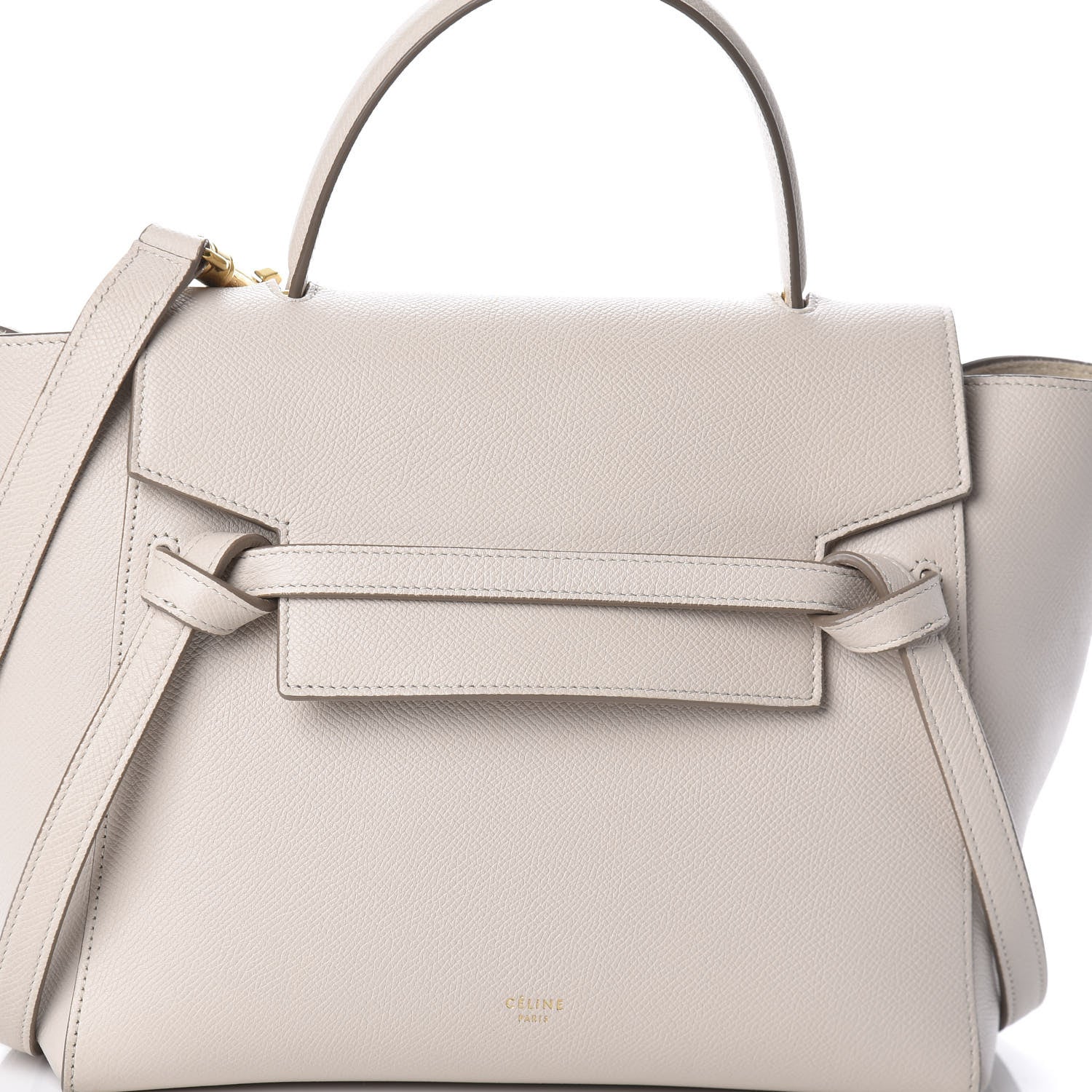 Celine Grained Calfskin Micro Belt Bag Linen 7 of 9