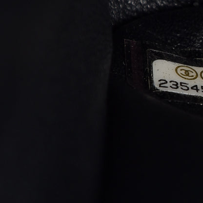 Chanel Lambskin Chevron Quilted Jumbo Double Flap Black 7 of 10