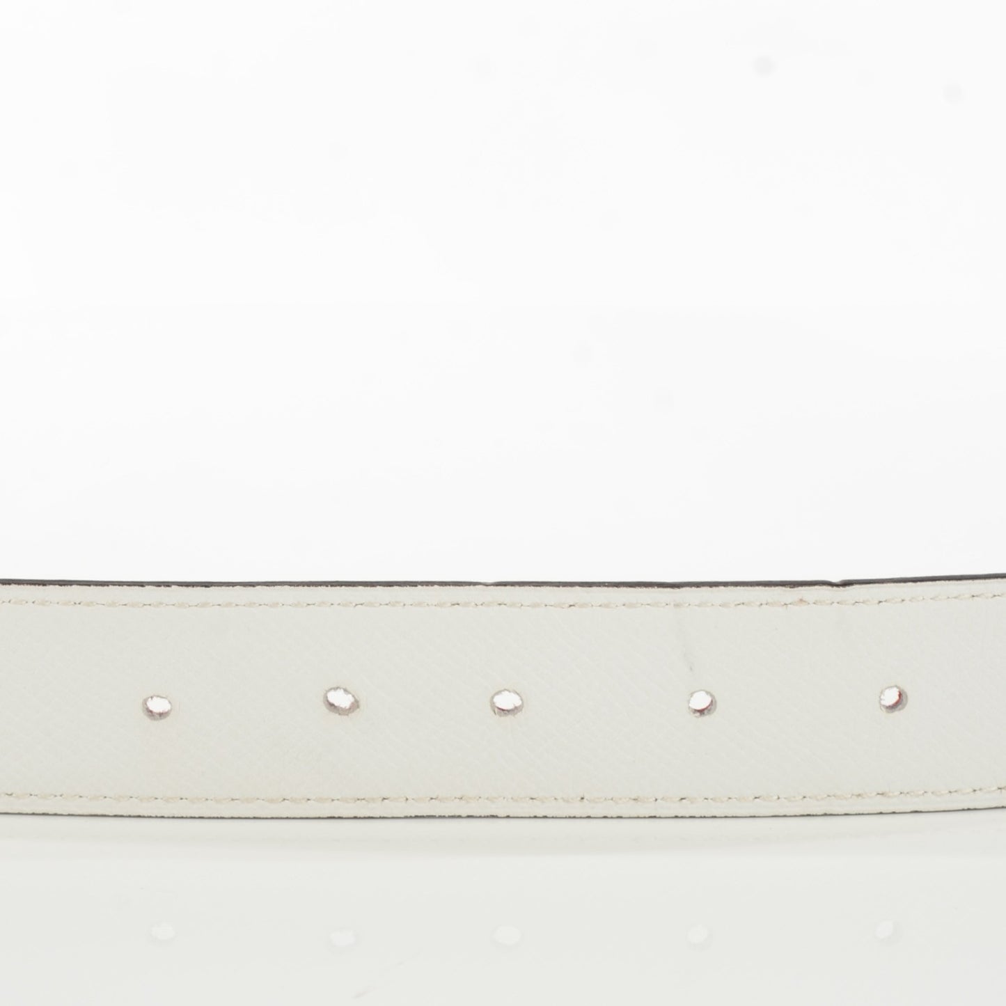 Epsom Swift 32mm Belt Strap 85 White Vermillion