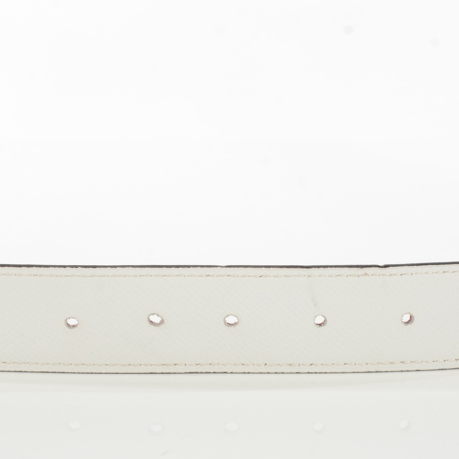 Hermes Epsom Swift 32mm Belt Strap 85 White Vermillion 4 of 5