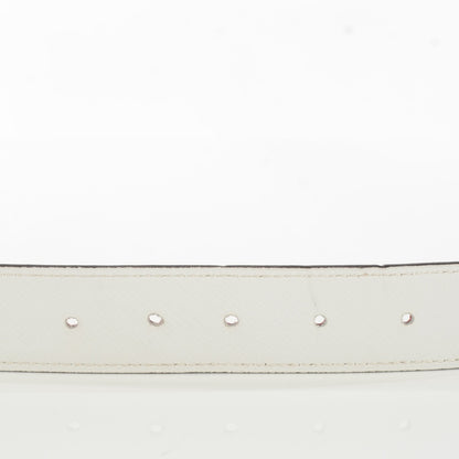Hermes Epsom Swift 32mm Belt Strap 85 White Vermillion 4 of 5