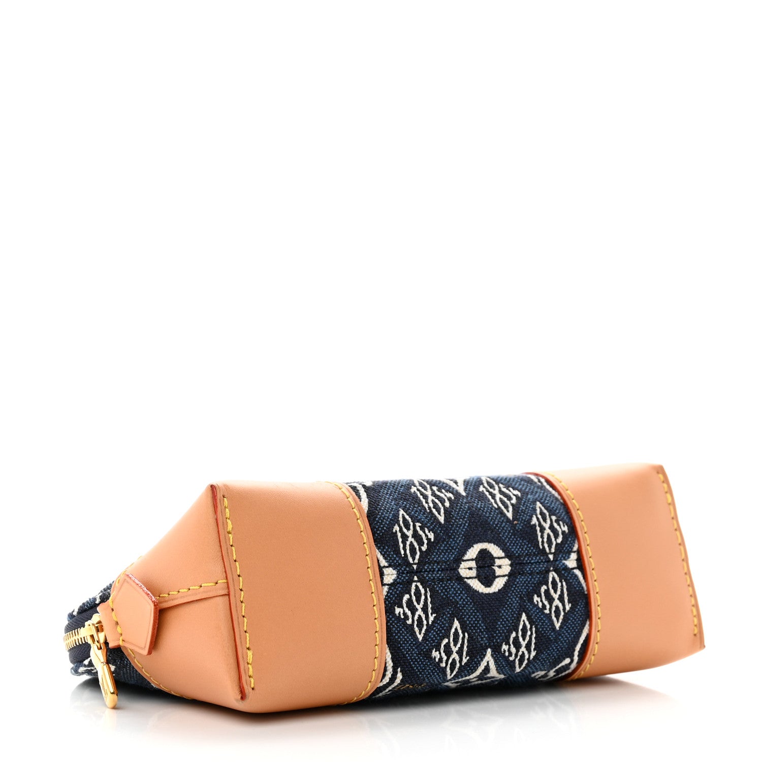 Louis Vuitton Jacquard Since 1854 Cosmetic Pouch PM Blue 4 of 6