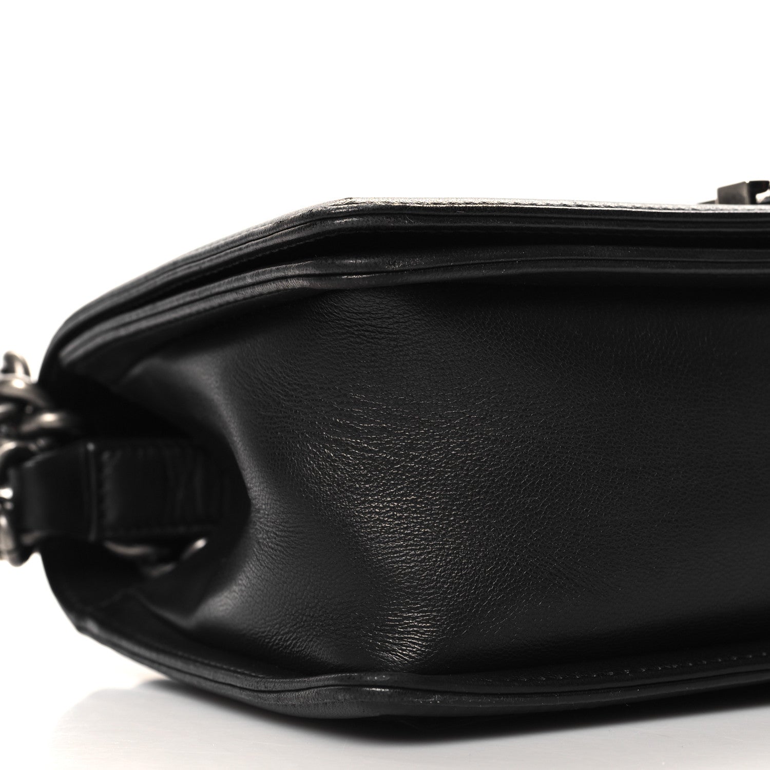 Chanel Lambskin Quilted Medium Boy Flap Black 9 of 10