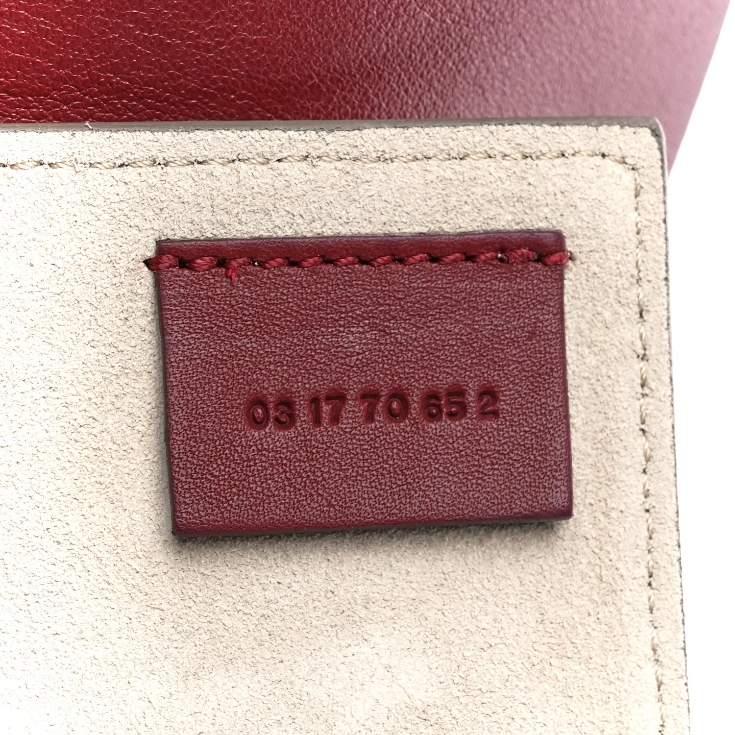 Chloe Calfskin Suede Medium Faye Shoulder Bag Plum Purple 7 of 18